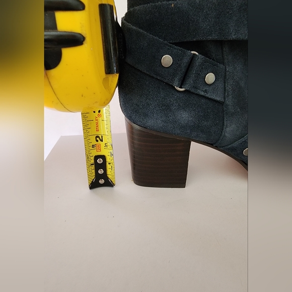 Sole Society Leather Ankle Booties Blue So-Dariela Women's Size 9.5 M - Picture 5 of 13